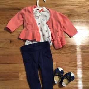 Janie and Jack outfit 3-6 months